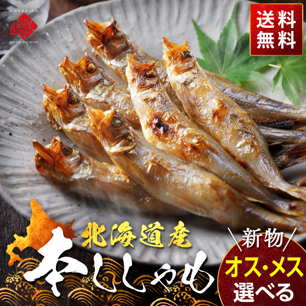 北海道産 本ししゃも オス・メス食べ比べセット 【送料無料】