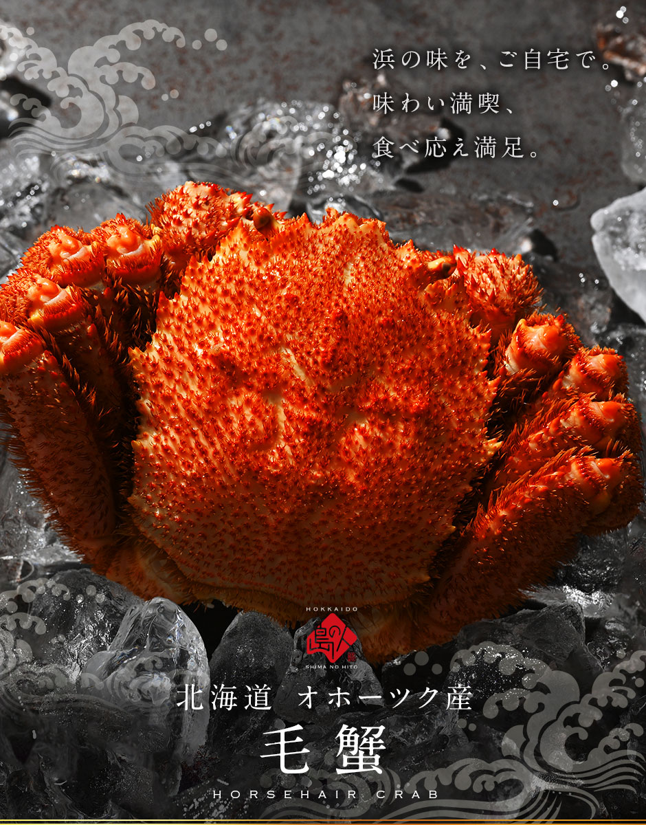 特大】北海道オホーツク産 毛蟹 【送料無料】